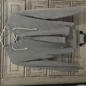 Thin gray Inspired Hearts sweatshirt